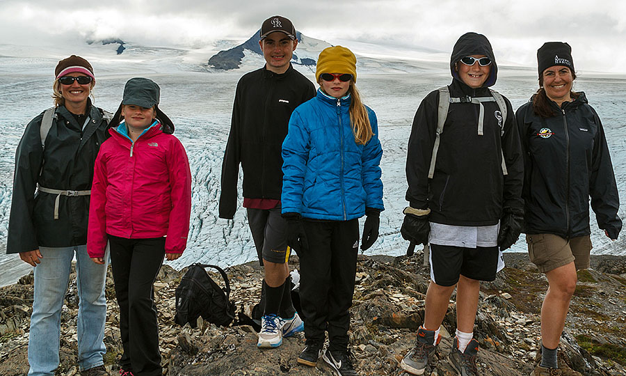 harding icefield hike overlook