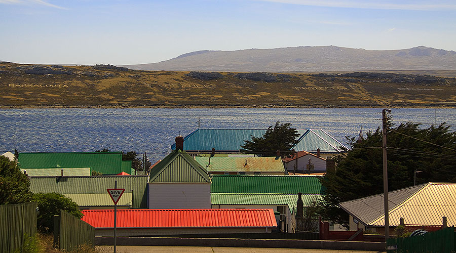 falklands port stanley rooftops