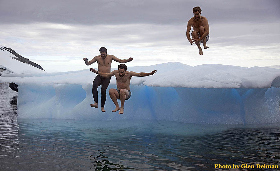 Taking the Polar Plunge in Antarctica