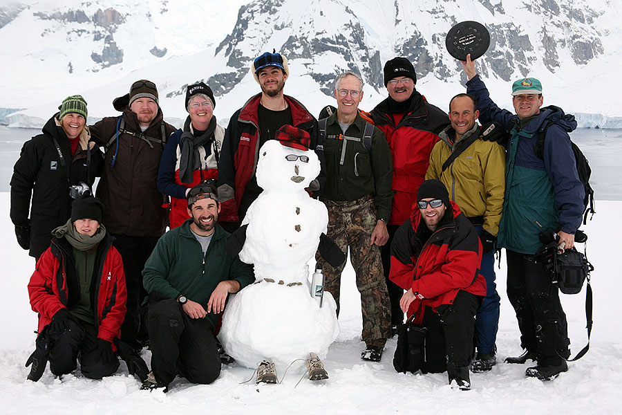 antarctica snowman