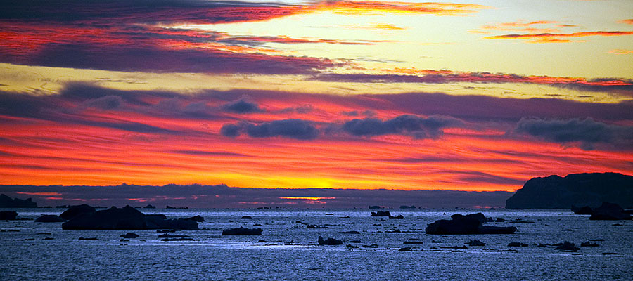 antarctica sunrise b