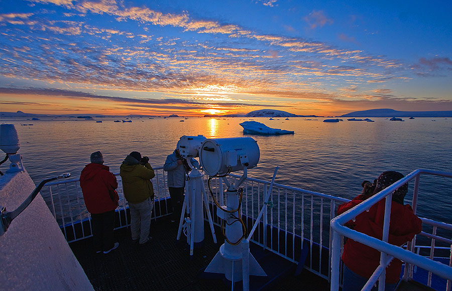 antarctica sunrise u