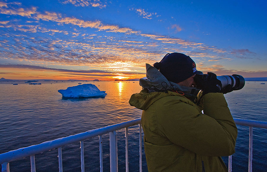 antarctica sunrise v