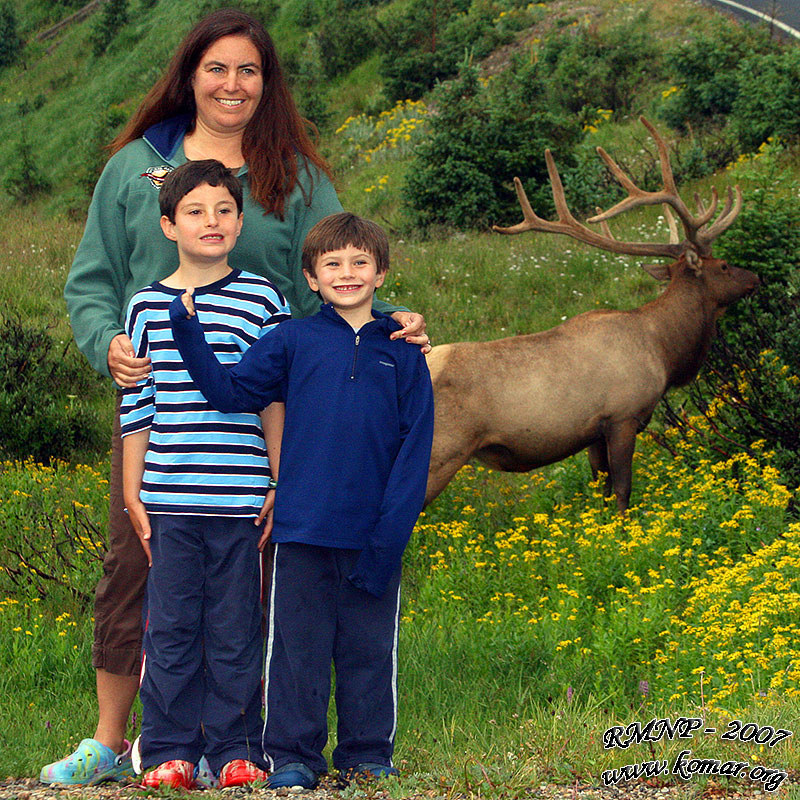 Wendy, Dirk, Kyle, and Elk