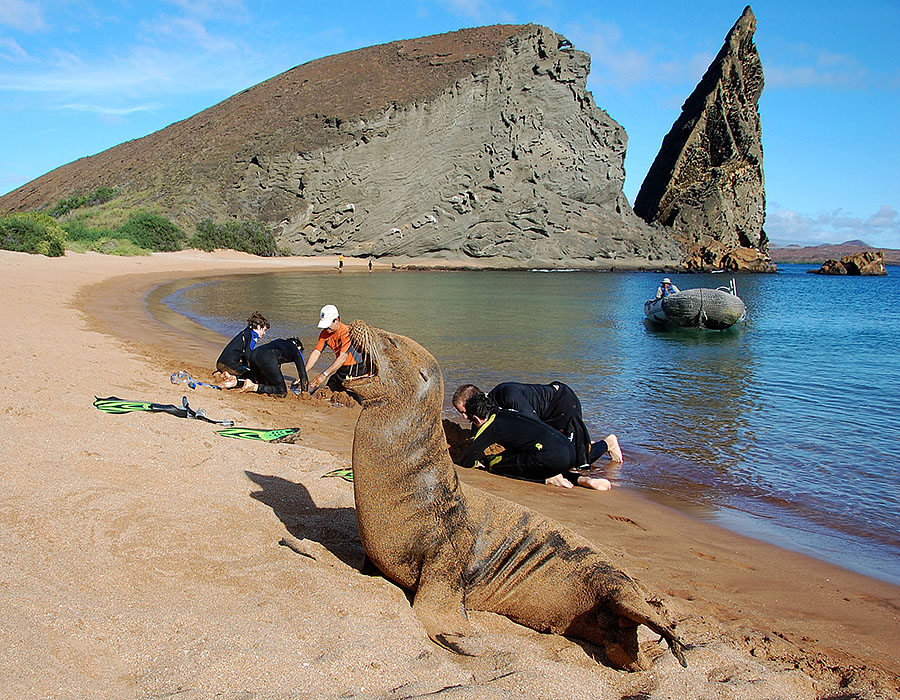 galapagos islands Bartolome Pinnacle Rock