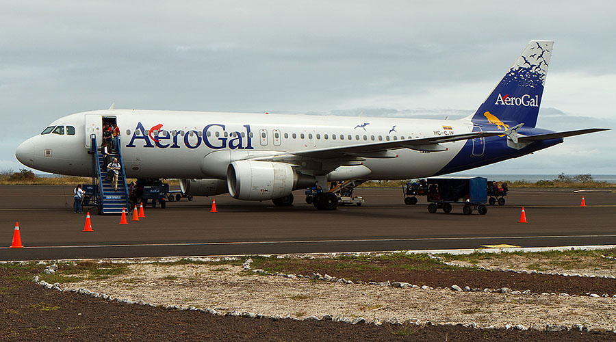 galapagos islands aerogal airbus a320