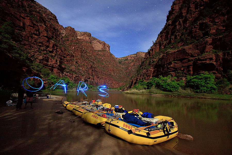 Green river night time OARS