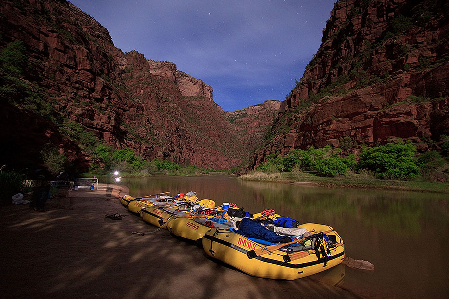 Green river night time OARS