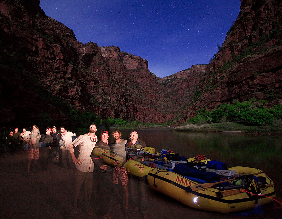 Green river night time OARS