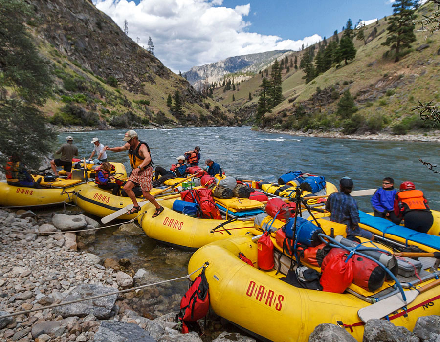 rafting middle fork salmon river idaho dan jump