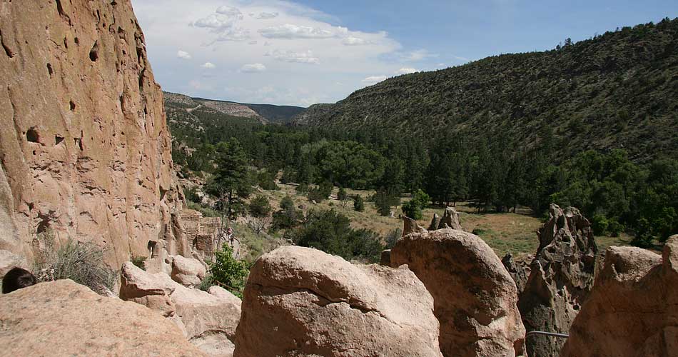 bandelier view