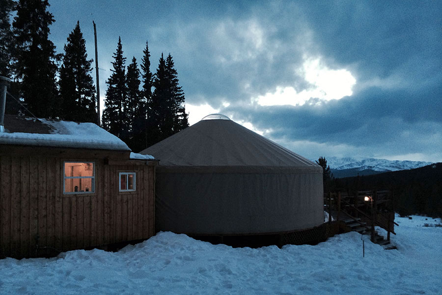 wendy 50th birthday tennessee yurts colorado huts 3