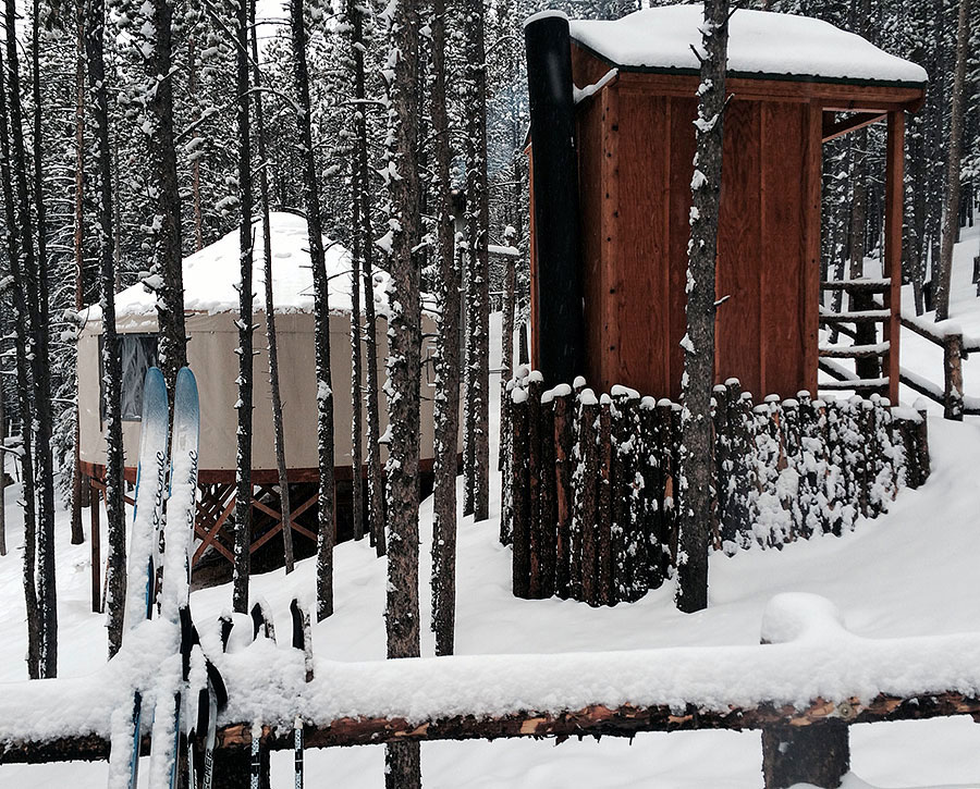 wendy 50th birthday tennessee yurts colorado huts 1