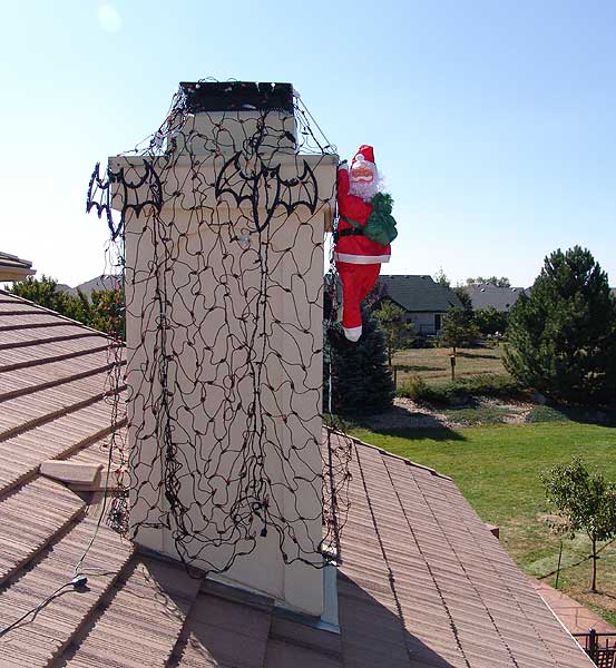 santa chimney