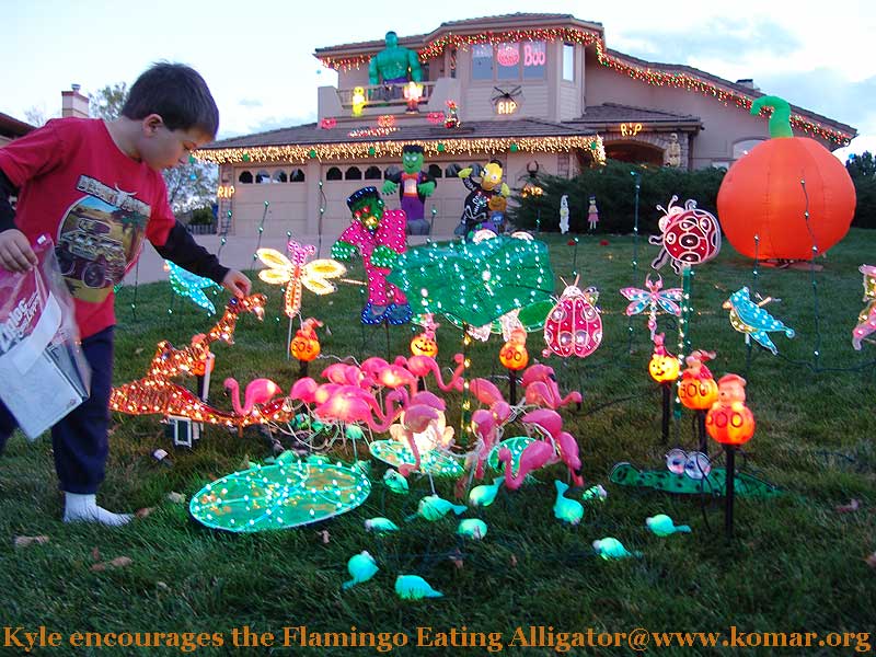 halloween decorations flamingo