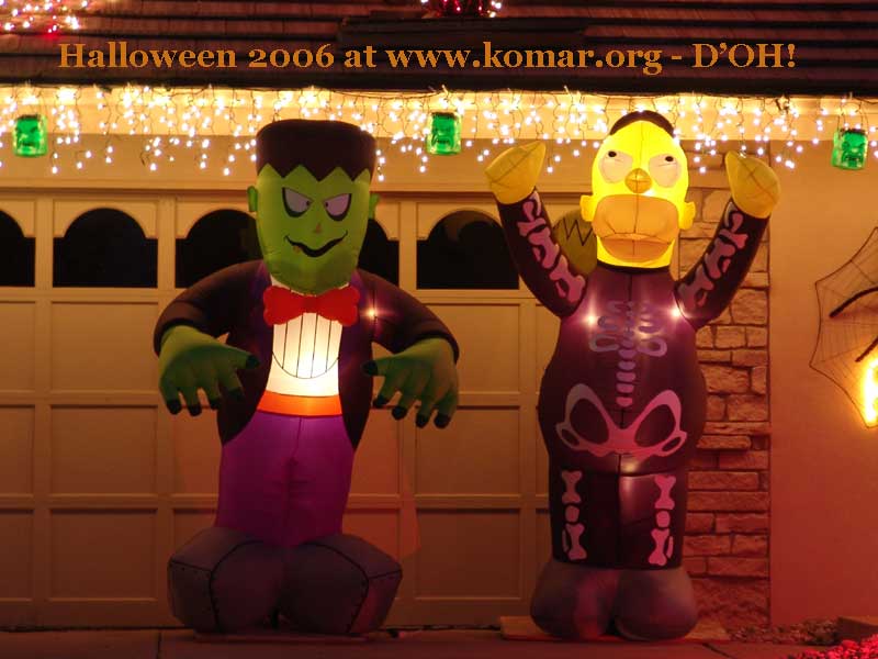 halloween frankenstein and homer