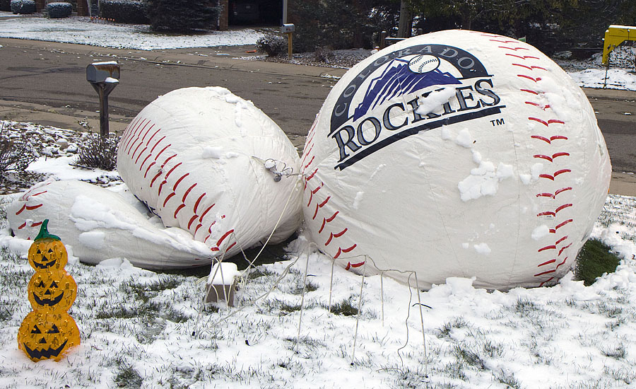 halloween colorado rockies baseballs