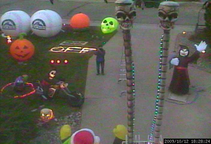 halloween camera shot