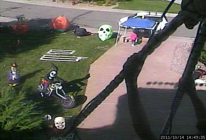 halloween garage sale