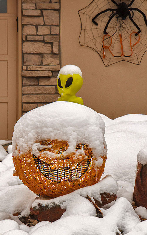 halloween snow 1