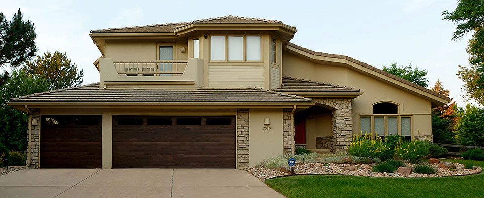 Garage Door BEFORE/AFTER