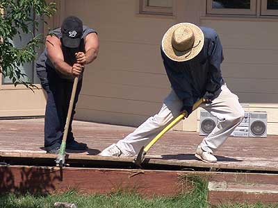 deck demolition