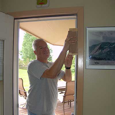 sanding patio door