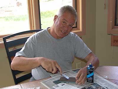 sharpening chisels