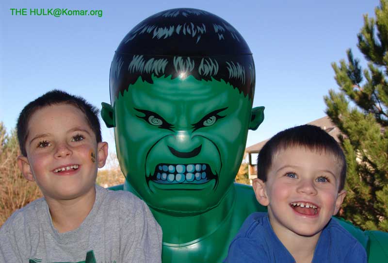 kids with Hulk