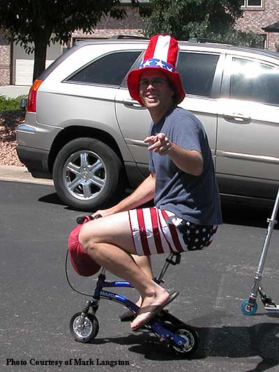 parade bike guy