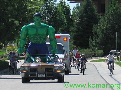 the incredible hulk parade