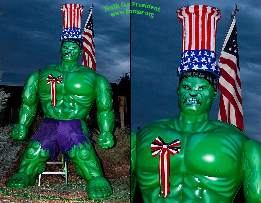 halloween hulk president