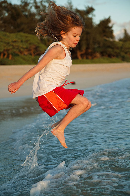 sophia jumping surf