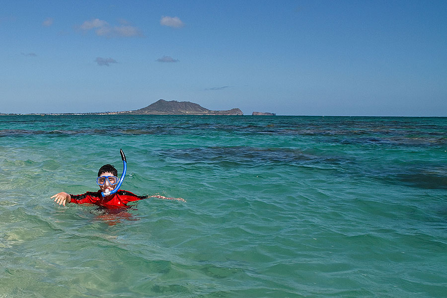 lanikai beach snorkel c