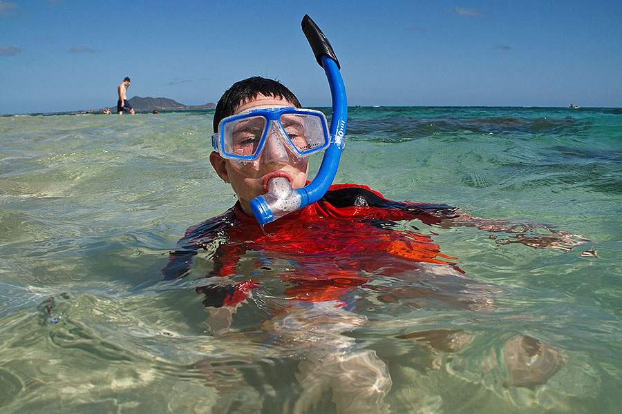 lanikai beach snorkel d