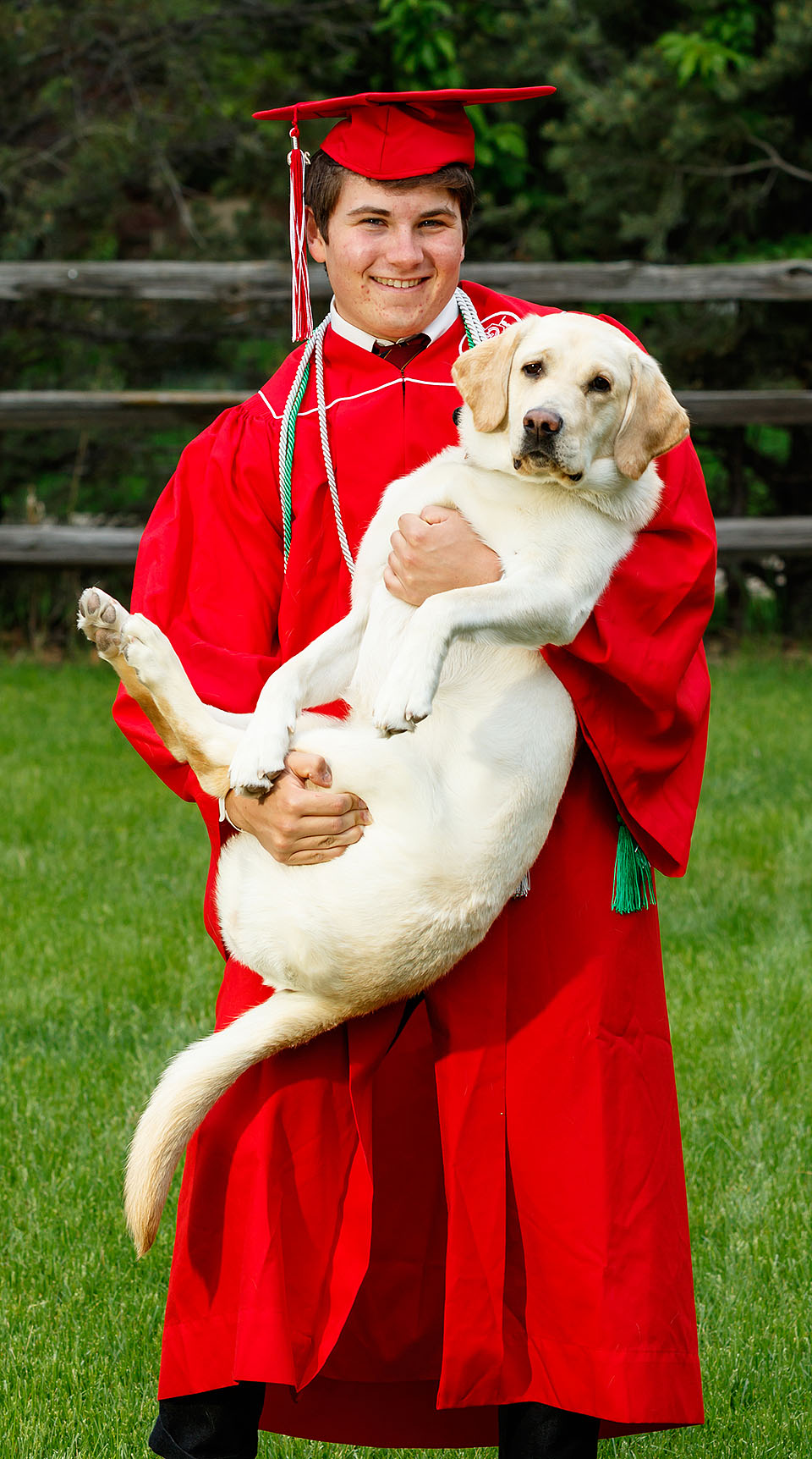 Bliss with Kyle at high school graduation 2