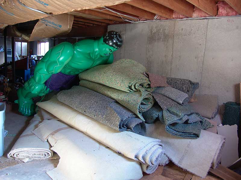 basement carpet hulk