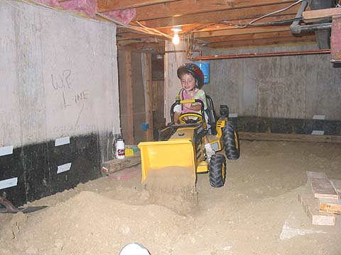 Dirk The Digger Helps Dig Level, Can You Dig A Basement In Crawl Space