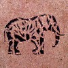 elephant mosaic tile