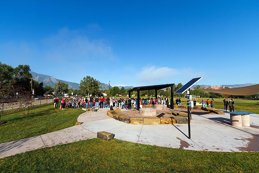 high peaks outdoor classroom sundial b1