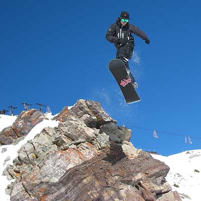 copper mountain snowboarder