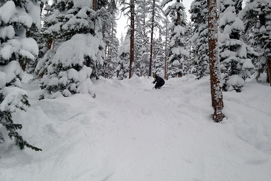 snorkel skiing Winter Park kyle uphill