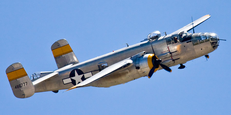 rocky mountain airport airshow b25 5498